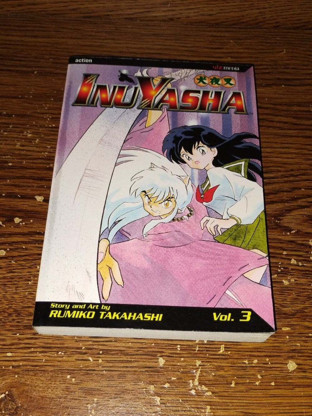 InuYasha Vol. 3 Manga in English by Rumiko Takahashi (Viz Media)
